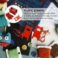 thumbnail image 4 of unbranded 100Ud Bobinas De Plástico Rojas Para Hilo Organizador Herramienta Para Bordado De Cruz, 4 of 6