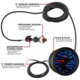 thumbnail image 2 of MaxTow | Black & Blue Double Vision Series Air Pressure Gauge for Trucks, 2 of 6
