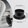 thumbnail image 2 of czcpp-Duct Connector Flange 6 Inch, Plastic Straight Pipe Flanges for 6" Ducting Pipes Hoses Heating Cooling HVAC Ventilation Use, 2 of 4