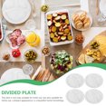 thumbnail image 4 of 4 Pcs Assiettes à Fruits Multifonctions Plateaux de Fruits Ronds Accessoire Alimentaire, 4 of 7
