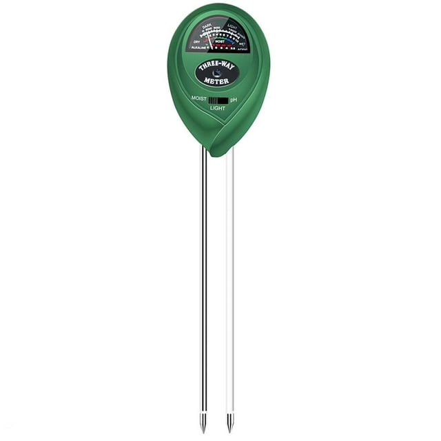 SUTENGDA 2PC Soil Test Kit Moisture Meter 3 in 1 Plant Water Meter Light Tester for Potted Plants Soil PH Meter for Garden Farm Lawn Indoor/Outdoor Plant Care Tool Easy Read Indicator Ba