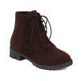 thumbnail image 4 of asdoklhq Womens Waterproof Work Boots,Autumn and Winter Flowers Color Matching Thick High-heeled Platform Women's Sleeve High Boots, 4 of 5