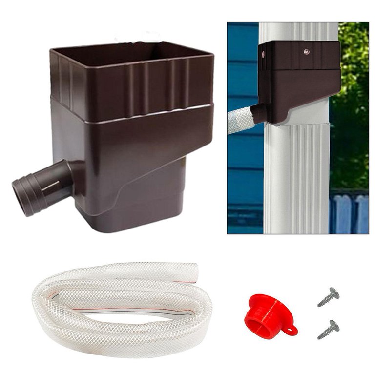 Rainwater Collection System, Universal Downspout Water, 47 OFF