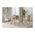 thumbnail image 2 of Crafters and Weavers Linwood Ash Wood Extension Table in Ginger/Brown, 2 of 4