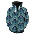 thumbnail image 1 of Abstract Geometric Patterns Men's Zipper Hoodies Teens 3D Printed Cool Funny Spring With Hood Jackets Hip Hop Sweatshirts Casual, 1 of 5