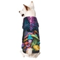 thumbnail image 1 of Balery Colorful Mushroom Sudadera con Capucha para Perros Pequeños – Ropa para Mascotas, Disfraz para Perros y Gatos, Ideal para Fiestas y Cosplay-X-Small, 1 of 7