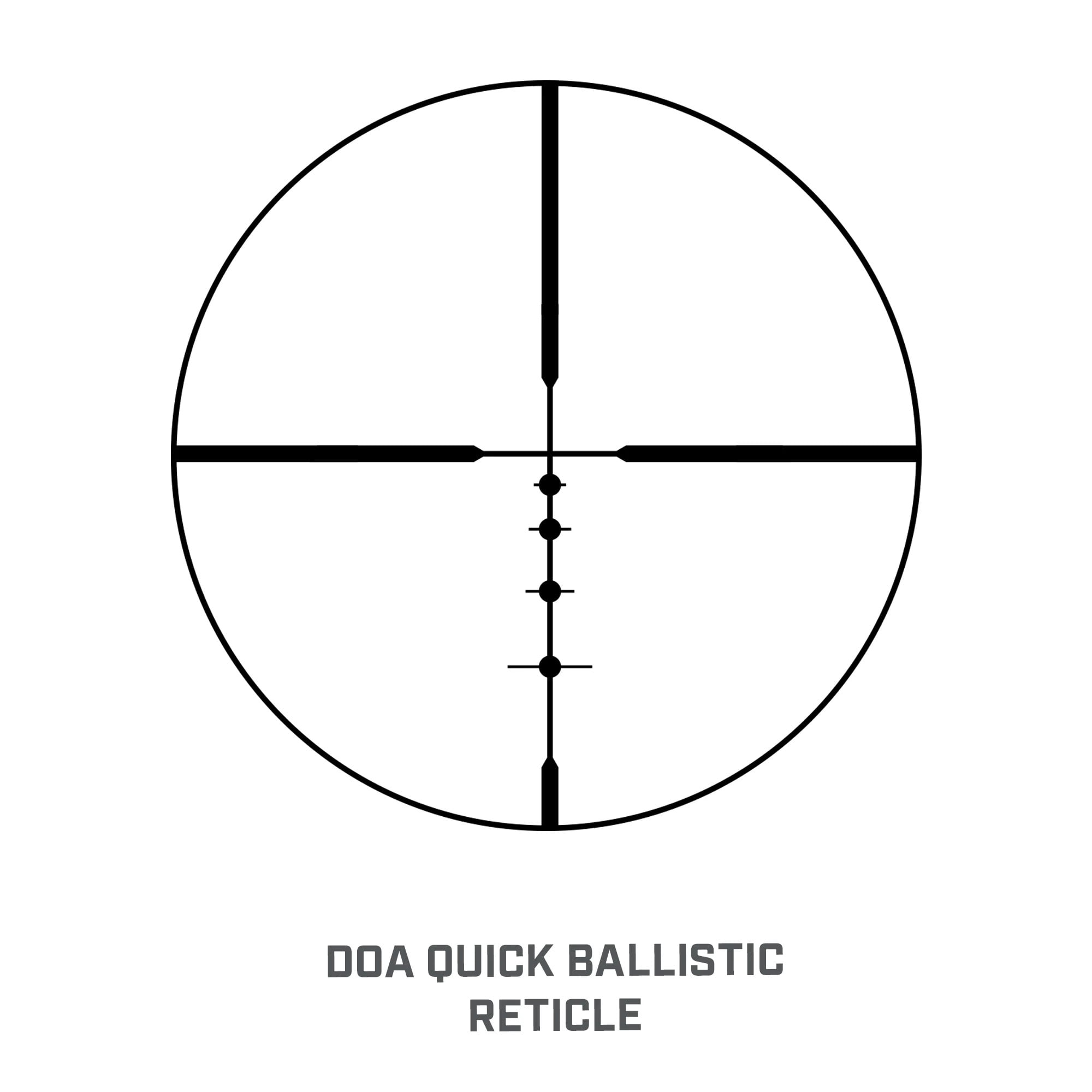 Bushnell Legend 3-9x40mm Riflescope, Rainguard HD Coating, DOA Quick Ballistic Reticle, Black, BL3940BS11