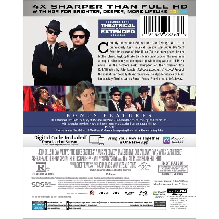 The Blues Brothers 45th Anniversary Limited Edition (Steelbook