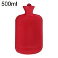 thumbnail image 2 of 500/1000/1750/2000ml Portable Rubber Winter Hot Water Bottle Bag Hand Warmer, 2 of 10
