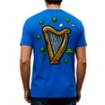 thumbnail image 5 of sckarle St. Patrick's Day Mens Shirts Short Sleeve Crewneck T-Shirt Lightweight Workout Gym Tee Funny Clover Graphic Shirt Blue,M, 5 of 8