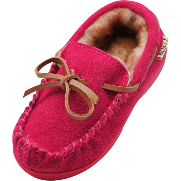 NORTY - NORTY Toddler Boys Girls Unisex Suede Leather Moccasin Slip on ...