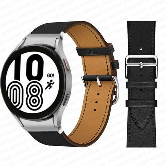 Bracelet en Cuir Sans Fissures pour Samsung Galaxy Watch 4 classic 46mm 42mm 44mm 40mm smartwatch correa Galaxy Watch 4