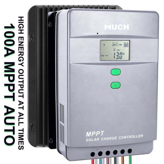 MUCH MPPT 100A 12V/24V/36V/48V Solar Charger Controller Renewable Energy Controller, Energy Efficient