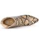 thumbnail image 4 of Botines de tacón grueso Allegra K con estampado de serpiente marrón punta puntiaguda 36, 4 of 6