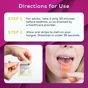Calmour Melatonin 3 mg Oral Dissolving Strips, box of 10 strips