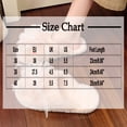 thumbnail image 3 of SYMSHOES Womens Plush Decorative Fuzzy Slippers - White Open Toe Slippers with Flower Feather Pearl, Soft Nylon Spandex Indoor Outdoor House Slippers US 5.5-7.5,Size 36, 3 of 9