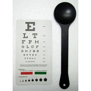 Bawsh Snellen Pocket Eye Chart with Eye Occluder