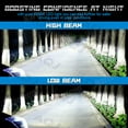 thumbnail image 6 of 6000K White LED Headlight Bulbs + Foglighs Combo Kit For Nissan Frontier 2005-2021, 6 of 12