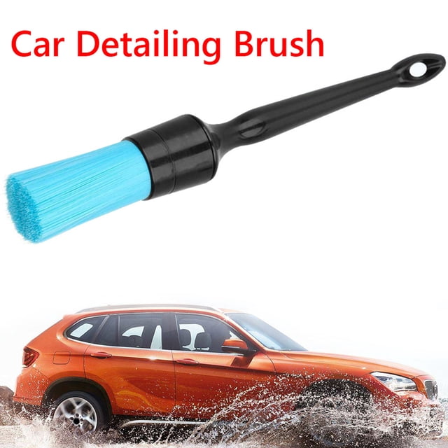 Muyoka Cepillo para detalles de autos Cepillo para detalles automotrices resistente a ácidos y álcalis para limpiar llantas de salpicadero interiores y exteriores Tuercas de rueda Compartimiento del m Muyoka Hogar