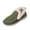 Green, variant on Loafer Slippers for Women Flat Heel Closed Toe Slip-on House Slides Women's Casual Indoor Outdoor Winter Warm Outerwear Plus Velvet Home Flat Slippers
