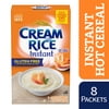 Cream of Rice Instant Gluten Free Hot Cereal, Kosher, 8-1.5 OZ Packets
