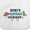 thumbnail image 4 of Inktastic Mimis Little Cowboy with Cowboy Hat and Boots Boys Baby Bib, 4 of 4