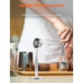 thumbnail image 2 of 2 cucharas medidoras de acero inoxidable para café, de doble propósito, multifunción, con apisonador, tamaño compacto, para preparar café en casa, 2 of 5