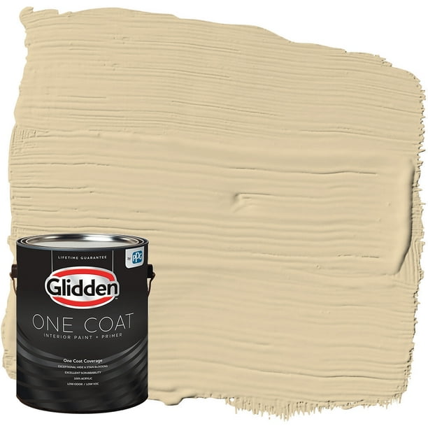 Glidden One Coat Interior Paint and Primer, Cookie Dough / Beige