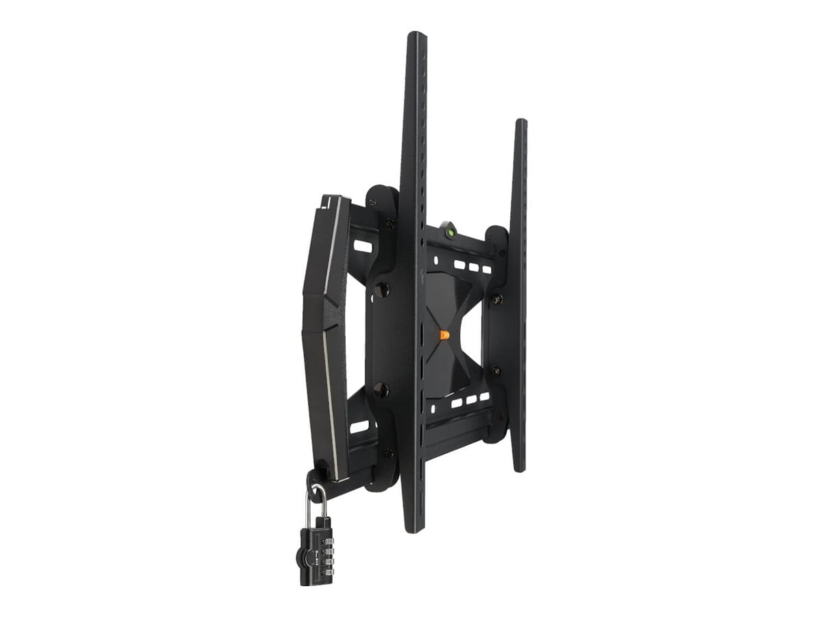 Heavy-Duty Tilt Security Wall Mount for 37" to 80" TVs and Monitors, Flat or Curved Screens, UL Certified