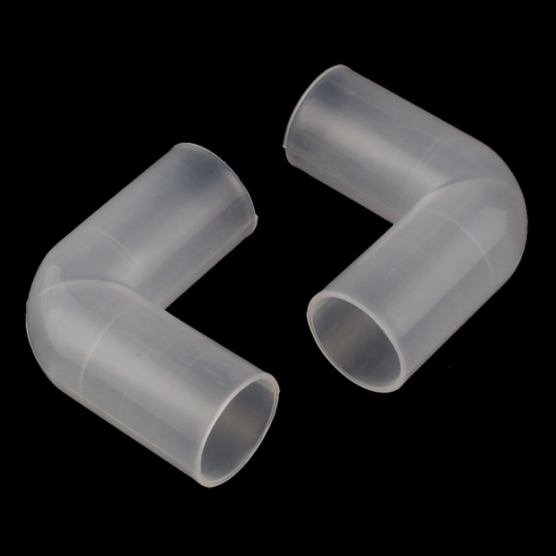 Aquarium Fish Tank PVC Right Angle Airline Air Tubing Connector 4pcs