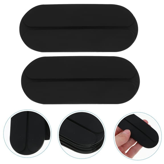 Hemoton Black Silicone Shoulder Strap Pads for Women Comfortable Anti-Slip Design Suitable for Various