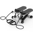 thumbnail image 1 of Mini Stepper, mini escalón compacto antideslizante con bandas de resistencia, de fitness, máquina de entrenamiento para oficina, gimnasio, 1 of 8