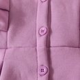thumbnail image 5 of JUMEYU Baby Jackets Infant Toddler Baby Girls Hooded Ruffle Button Coat Winter Outerwear 12 18 Months (Purple,12-18 Months), 5 of 9