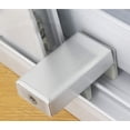 thumbnail image 4 of 2PCS Puerta Ventana Bloqueo Tapón Ajustable Grueso Deslizante Seguridad Antirrobo Niños Seguridad Cerradura Niño Plástico Acero Aluminio Rieles libres Límite Ventana Antideslizante, 4 of 5
