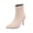 Beige-#001, variant on Ankle Boots for Women Pointed Toe Kitten Heel Booties Side Zipper Stiletto Heel Dress Ankle Boots Fall Winter Shoes,Black 9.5