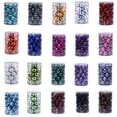 thumbnail image 2 of 40mm Christmas  Tree Ball Bauble Hanging Home Party Ornament Decor Dark Purple, 2 of 3