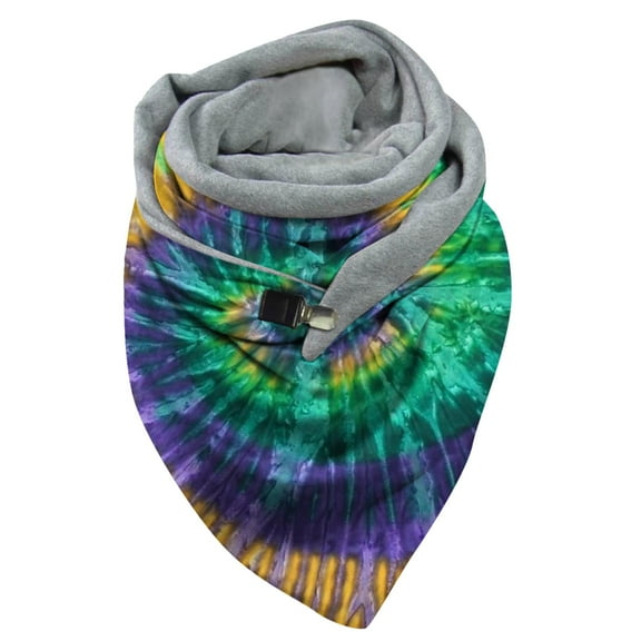 Aoochasliy Winter Scarfs Women Printing Scarf Retro Female Multi-Purpose Shawl Scarf