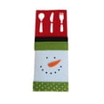 thumbnail image 1 of Bearachild Paquete de 4 soportes para vajilla de Navidad, bolso para el hogar, Hotel, Festival, tenedor, cubiertos, regalos de Navidad, Kits de decoración para fiestas, 1 of 6