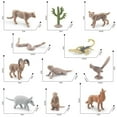 thumbnail image 5 of JWQFBC 11Pcs Desert Animal Toys Model Figurines Crafts Miniature Jungle Animals Figures, 5 of 5