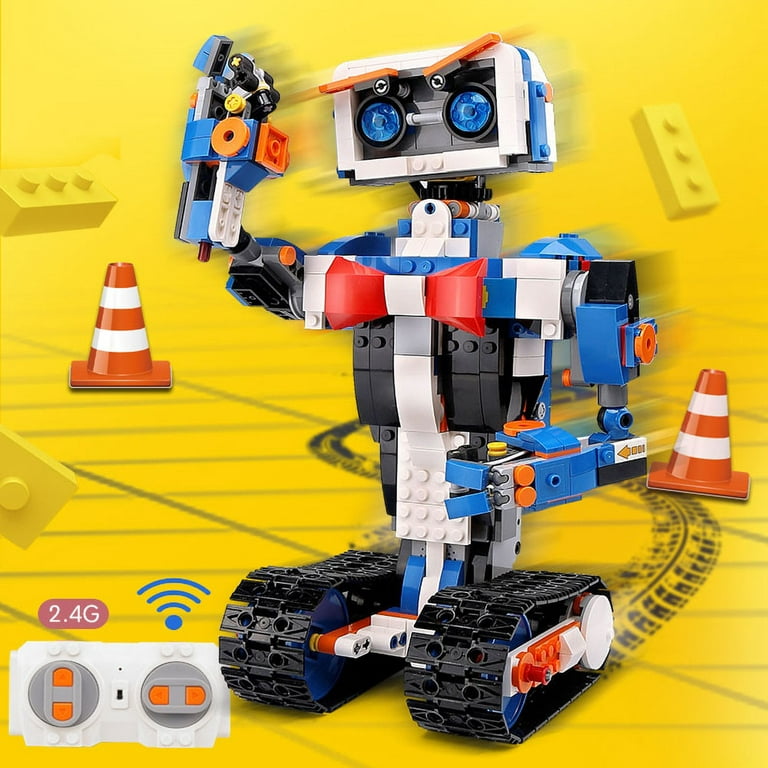 VteePck Building Block Kit Robot Toys for Kids 8-12, 10-in-1 Learning &  Education Toys, 389 Pieces Coding Stem Programming Science Kits for Girls  Age