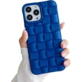 thumbnail image 3 of Compatible con iPhone 13 Pro Max Funda para mujeres/niñas, lindo diseño 3D de silicona suave a prueba de golpes con esquinas elevadas para iPhone 13 Pro Max (púrpura), 3 of 5