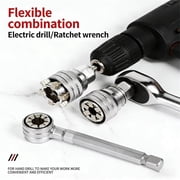 Clearance Multi-Function Universal Socket Wrench Tool - Universal Maintenance Tool, Adjustable Socket Wrench, Universal Socket Tool for 3/8 Drive Ratchet Torque Wrench & Power Drill (1 Pack)