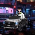 thumbnail image 2 of Qaba Ford Ranger Licensed 12V Ride on Car with Rear Storage, Grey, 2 of 9