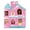 Barbie/House Gift Box, variant on Barbie Women's No-Show Socks, 7 Days of Socks Giftable House Box, 7-Pack, Size 4-10