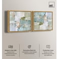 thumbnail image 2 of Art Remedy Modern Trendy Art Canvas, 30" x 30", Gold Frame, Jade Sweep I Set, 2 of 5