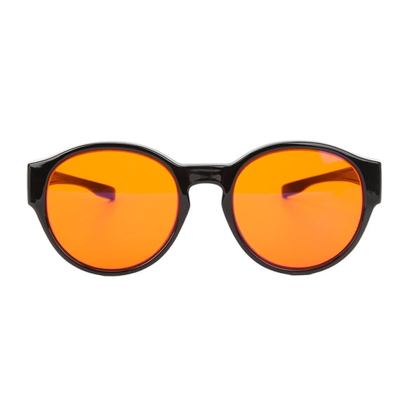 Gafas bloqueadoras de luz azul, potente filtro profesional, previenen la fatiga visual, el deslumbramiento y los rayos UV, redondas