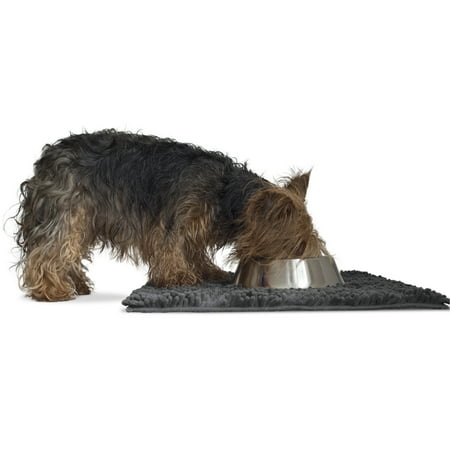 UPC: 0842229116649 | FurHaven Pet Products Muddy Paws Towel & Shammy Rug for Dogs & Cats – Charcoal Gray Small