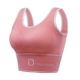 thumbnail image 5 of Ladies Wide‑Shoulder‑Strap Yoga Crop‑Top Bra Elastic Ribbed Fabric Casual Sport Layering Vest, 5 of 5