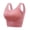 Style 2-Pink, variant on Eashery Womens Plus Size Sports Bra Vest Low Impact Comfy Women Underwear Pink Large
