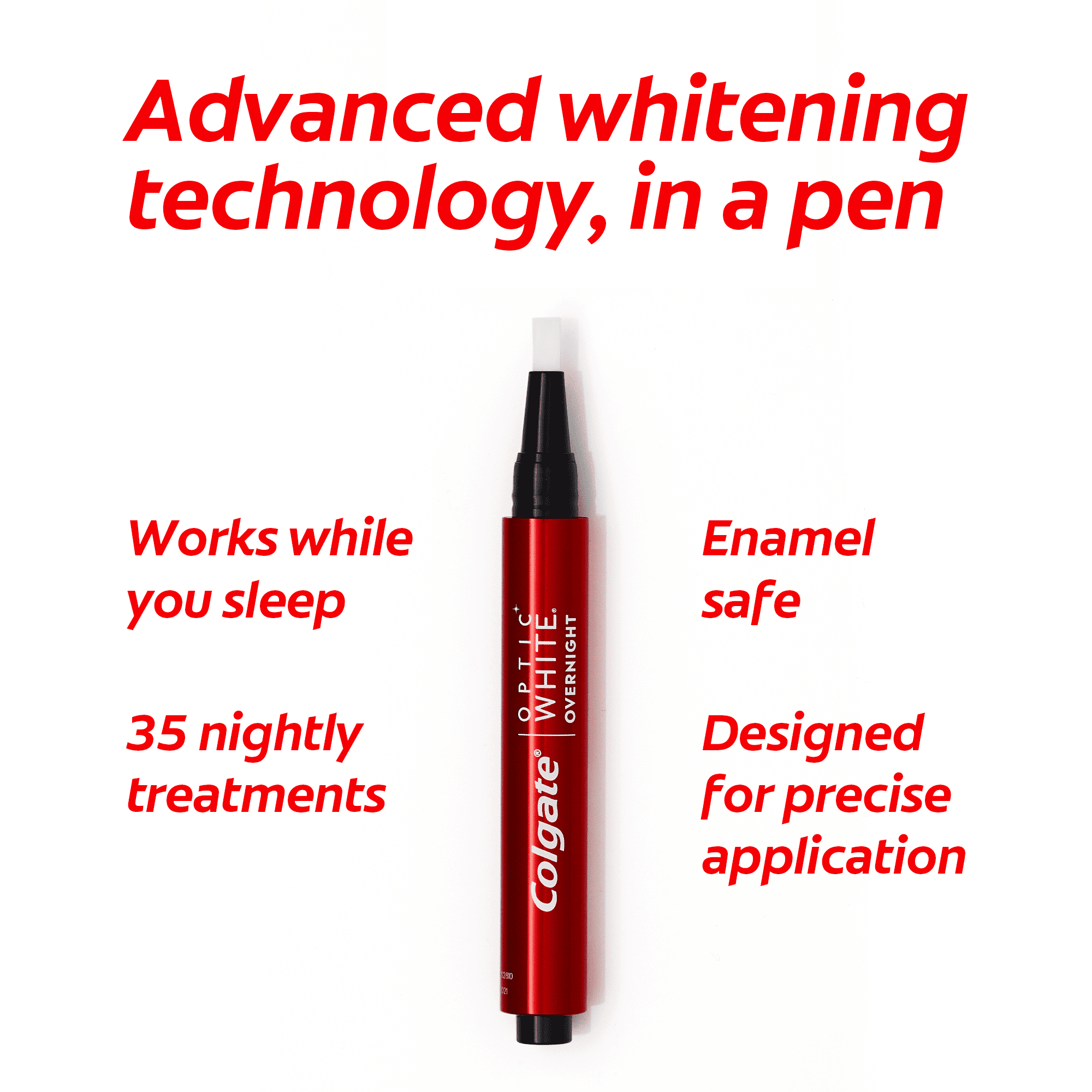optic white pen colgate